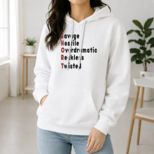 Hot Pretty SHORT Stands For Savage Hostile Overdramatic Reckless Twisted Hoodie