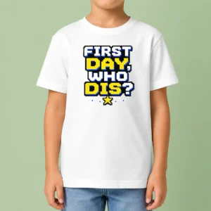 Pretty Back To School Funny Pixel For Students Kids T-Shirt