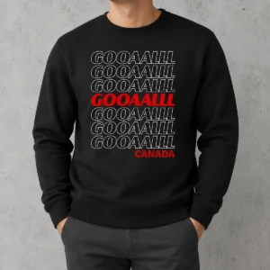 Premium Gooooalll Canada Soccer Fan Apparel For Game Day Sweater