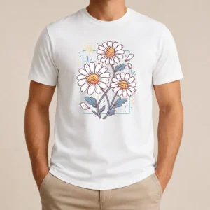 Nice With Cat Daisies