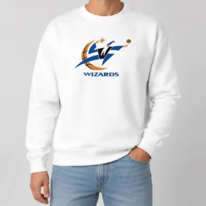 Original Classic Washington Wizards Basketball Team W Logo Sweater