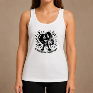 Official Dopamine Addicted To You Silhouette Love Tank Top
