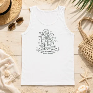 Top Grandparents Day Line Art Forever Hero Tank Top