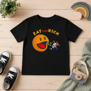 Top Pac Man Eat The Rich Kids T-Shirt
