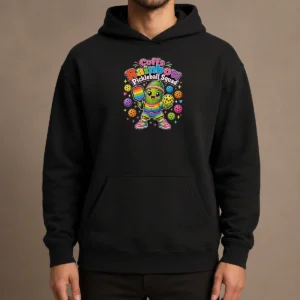 Awesome Coffs Rainbow Pickleball Squad Kawaii Hoodie
