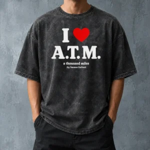 Good Official I Love ATM A Thousand Miles By Vanessa Carlton Washed T-Shirt
