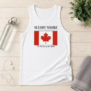 Nice Slushynoobz Canada Facts Creator Fan The Beauty Of The North Tank Top