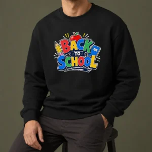 Premium Back To School Excitement Graphic Sweater