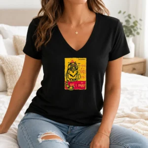 Hot Chatte Donut V-Neck Shirt