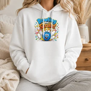 Hot Pretty Bowling For Strike Fun Cartoon Bowling Hoodie