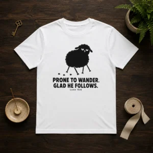 Official Prone To Wander Glad He Follows