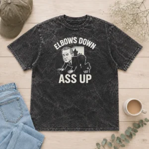Pretty Mark Carney Elbows Down Ass Up Washed T-Shirt
