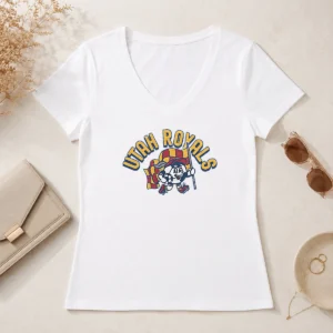 Hot Kid'S Utah Royals Soccer Player Grey V-Neck Shirt