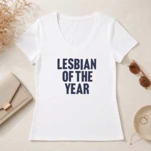 Hot Good Loty Lesbian Of The Year V-Neck Shirt