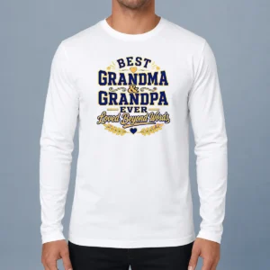 Funny Official Grandparents Day Typography With Family Love Gratitude Long Sleeve Shirt