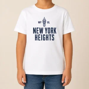 Hot Top New York Heights WPBL Logo Kids T-Shirt