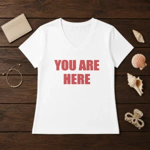 Good Cruz Beckham You Are Here V-Neck Shirt