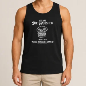Pretty We Are The Banished Rutherford County Library Alliance Stack Of Books Tank Top