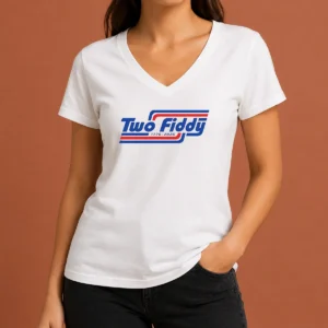 Official Two Fiddy 1776 2026 Patriotic USA Independence Day V-Neck Shirt