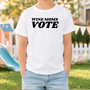 Premium Wine Moms Vote Kids T-Shirt