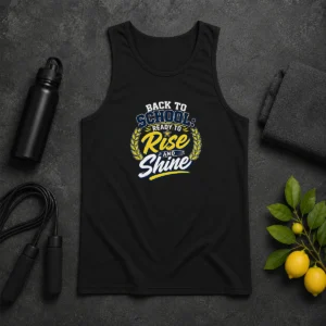 Original Back To School Typography Motivated Students Tank Top