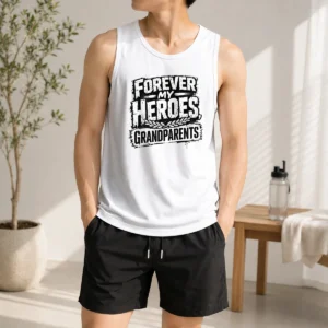 Awesome Hot Grandparents Day Heroes Streetwear For Family Gratitud Tank Top