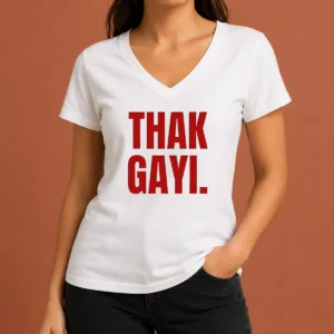 Hot Thak Gayi V-Neck Shirt