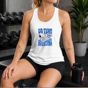 Awesome Snoopy Go Team Argentina World Cup 2026 Tank Top