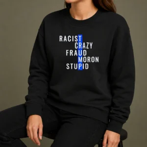 Hot Racist Crazy Fraud Moron Stupid Sweater