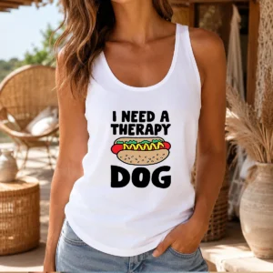 Good Therapy Dog Ivory Tank Top