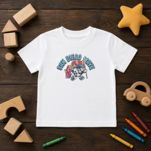 Good San Diego Wave Mascot Soccer Ball Character Kids T-Shirt