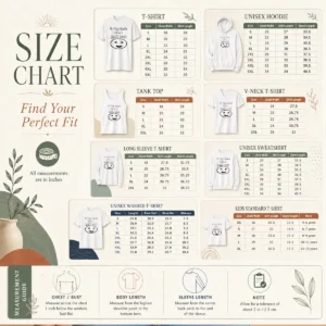 Size chart for Hot Top It Only Hurts When I Dont Laugh with measurements in inches and cm