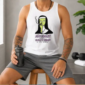 Official Smoking Nun Argument Worst Skateshop In The World Tank Top