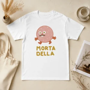 Original Mortadella Food Cartoon Character Salami Meat