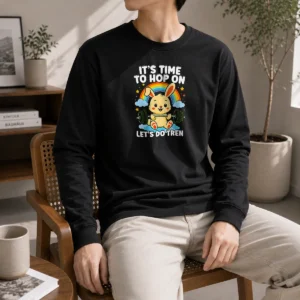 Awesome Time To Hop On Long Sleeve Shirt