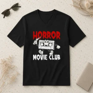 Awesome Official Horror Movie Club V-Neck Shirt