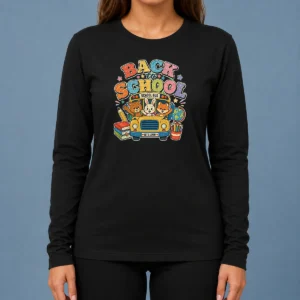 Original Back To School Vintage Long Sleeve Shirt