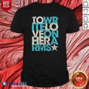 Premium Tower Of Love Hero Rivers Distressed shirt optimized in classic fit with soft cotton fabric and vintage distressed print