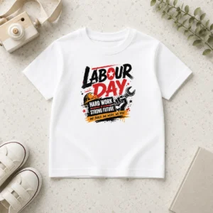 Nice Top Pretty Grunge Labour Day Hard Work Strong Future Fist Kids T-Shirt
