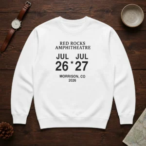 Good Red Rocks Amphitheatre July 26 To 27 2026 Morrison CO Event Sweater