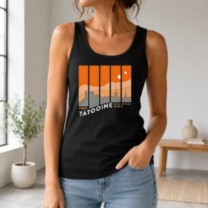 Happy Funny Visit National Park Star Wars Sci Fi Travel Tank Top