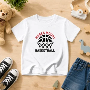 Official Moses Moody Basketball Golden State Warriors Kids T-Shirt
