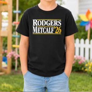 Funny Rodgers Metcalf '26 NFL Kids T-Shirt