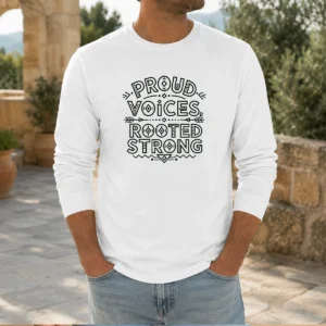 Official Indigenous Peoples Day Pride Line Art Long Sleeve Shirt
