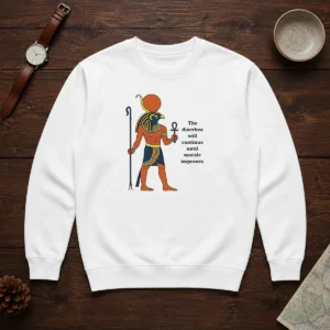 Nice Ra The Diarrhea Will Continue Until Morale Improves Sweater