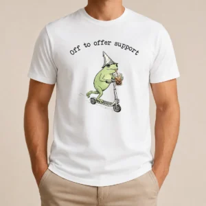 Hot Nice Support Staff Paraprofessional Back To School Frog Iced Coffee