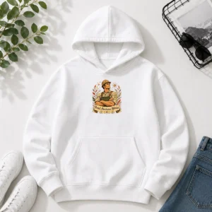 Original American Labour Day Proud Worker Boho Hoodie