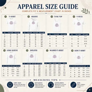 Size chart for Hot Awesome Grandparents Day Best Grandma Grandpa Ever Sketch with measurements in inches and cm to help choose the right fit