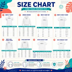Size chart for Good Joe Biden Convicted Felon Political Election with measurements in inches and cm to help choose the right fit