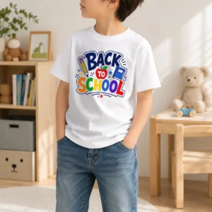Awesome Distressed Grunge Back To School Red Blue Shirt - Image 9
